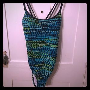 Speedo one piece bathing suit